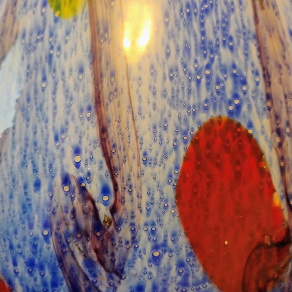 Colorful Art Glass Vase - Picture 4 of 10